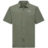 Salewa Puez Kurzarmhemd Faded Green 2XL