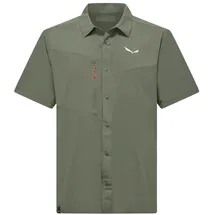 Salewa Puez Kurzarmhemd Faded Green 2XL