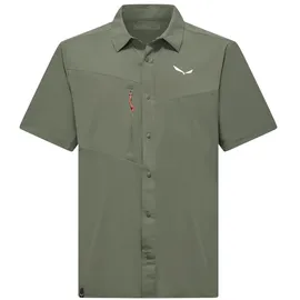 Salewa Puez Kurzarmhemd Faded Green 2XL