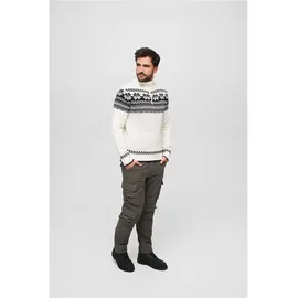 Brandit Textil Brandit Troyer Norweger Strickpullover weiß, Größe 5XL