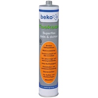 Beko Montagekleber 2403107 Tackcon Superflex,310ml, Kraftkleber, ohne Lösungsmittel, dunkelgrau