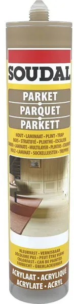 SOUDAL Parkett Dichtstoff - Fugendichtmasse für Parkett - Mokka