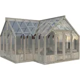 Palmako Gewächshaus Emilia 19 Grau 19,1 m2