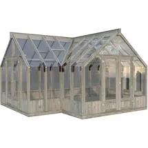Palmako Gewächshaus Emilia 19 Grau 19,1 m2