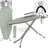 Kadax XXL Bügelbrett 130x41cm mit Ärmelbügelbrett - Großer Dampfbügeltisch für Dampfbügelstation, breit, stabil, klappbar, höhenverstellbar, mit Steckdose