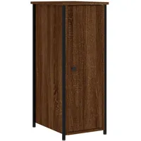 VidaXL Nachttisch Braun Eichen-Optik 32x42x80 cm Holzwerkstoff