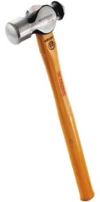 Facom Schlosserhammer mit kugelförmiger Schlagfläche Hickory-Stiel Ø Schlagfläche ca. 26 mm