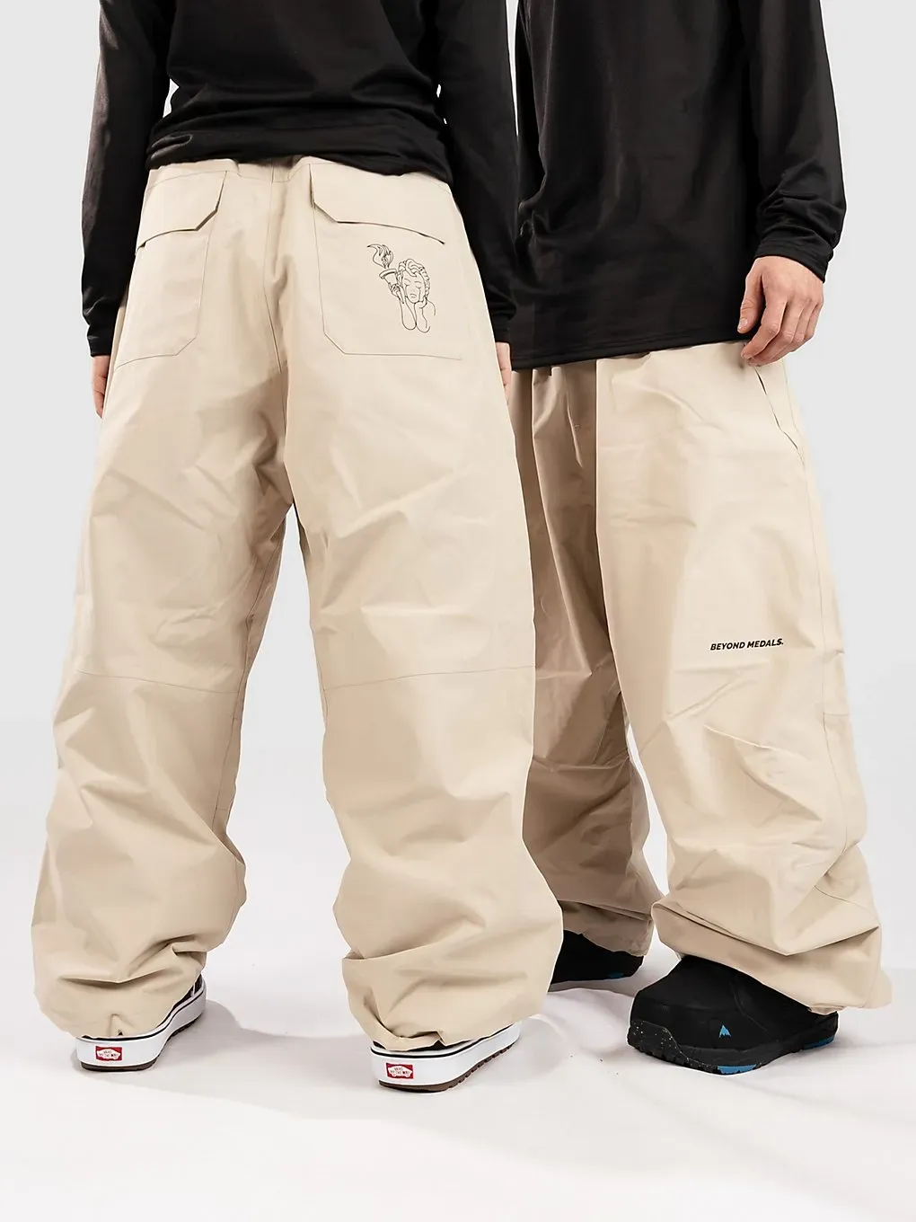 Beyond Medals Park Hose beige Gr. XL