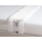 DreamBridg Liebesbrücke für Matratzen 200 cm x 20 - Ritzenfüller für Matratzen im Familienbett oder Doppelbett - Wird als Matratzenkeil in die Lücke gelegt inkl. Spanngurt für festen Halt
