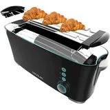 Cecotec Toaster Toast&Taste Extra B, 1000W Leistung, Doppel-Langschlitz für 2 Toasts, XL-Schlitz, Automatische Abschaltung und Pop-up-Funktion, Krümelablage, Obere Stäbe, Selbstzentrierung