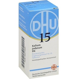 DHU-ARZNEIMITTEL BIOCHEMIE DHU 15 Kalium jodatum D 6