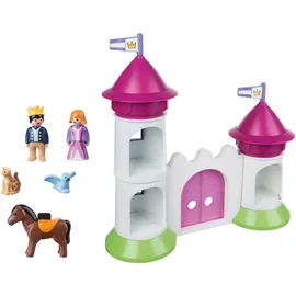 Playmobil 1.2.3 Schlösschen mit Stapelturm 9389
