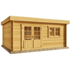 Alpholz Gartenhaus Spree-28 5,20 x 4,20 m Grau