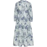 CAMEL ACTIVE Sommerkleid Blau/Mint Allover-Print 38