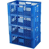 Logiplast 4 Stück Bäckerkisten Brotkisten 600 x 400 x