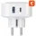 Gosund SP6 Smart Socket, 1x USB-C/1x USB-A, Smart-Steckdose