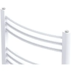 vidaXL Badheizkörper gebogen 480 x 480 mm weiß