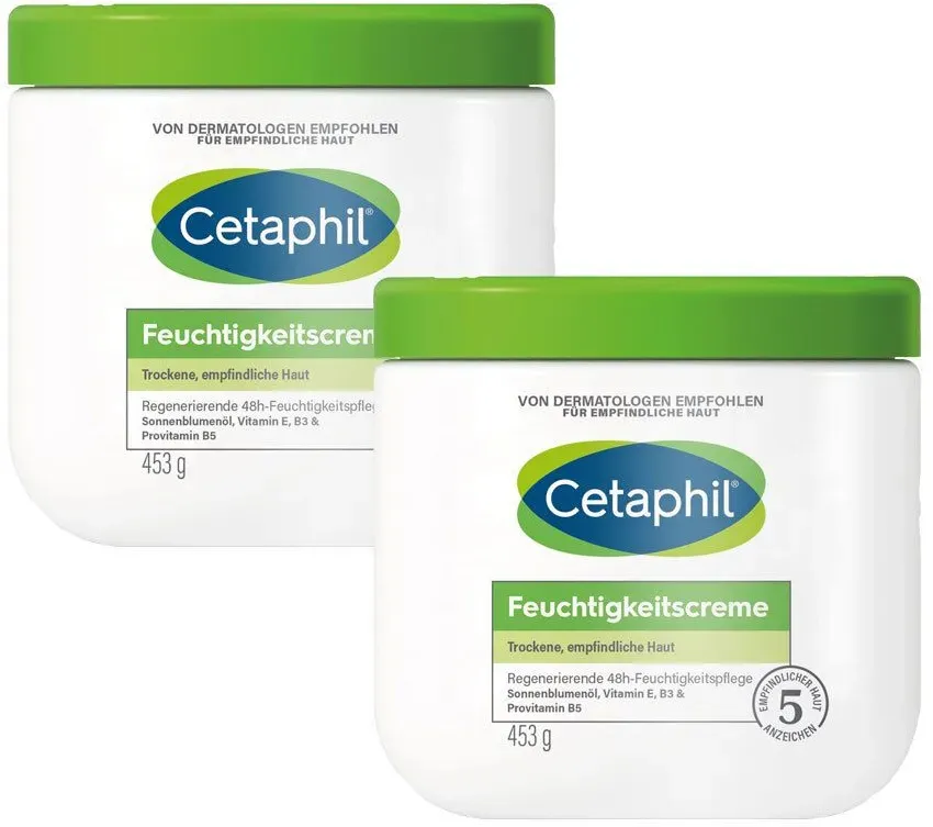 Cetaphil Feuchtigkeitscreme für trockene, empfindliche Körper- & Gesichtshaut