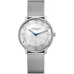 Sternglas S01-NDP01-MI01 Damenuhr Naos XS Silberfarben/Perlmutt