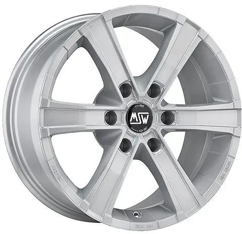 MSW (OZ) SAHARA 6 full silver 8.0Jx17 6x114.3 ET30
