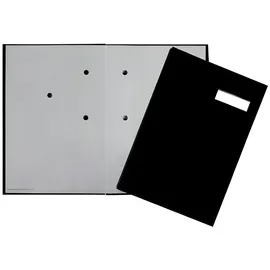 Pagna Unterschriftenmappe A4 Schwarz 20 Fächer