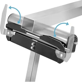 STAHLWERK Rollenbock 2er Set 60 kg höhenverstellbar 720 - 1100 mm Arbeitsbock