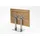 Niehoff Bistro Edelstahl rechteckig - 120 x 81 cm HPL Graphit-Design