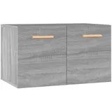 vidaXL Wandschrank Grau Sonoma 60x36,5x35 cm Holzwerkstoff