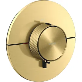Hansgrohe ShowerSelect ID Duschthermostat rund für 1 Verbraucher Brushed Brass 36759950