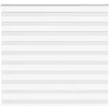 vidaXL Doppelrollo Zebra 160 x 150 cm Weiß