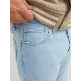 JACK & JONES "JJICHRIS JJORIGINAL SQ 738 NOOS", Herren, Gr. 28, Länge 32, blau (light blau denim), Denim/Jeans, Obermaterial: 100% Baumwolle, unifarben, relaxed fit lang, Jeans, mit Faded-Effekten
