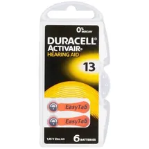 Duracell ActivAir Typ 13 Hörgerätebatterien 120 Stück 1,45V 310mAh