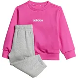 Adidas Essentials Baby-Jogginganzug JC9746 - semi lucid fuchsia/white 80