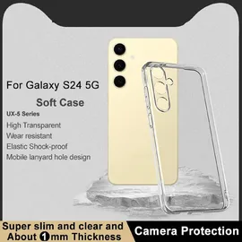 PROTECTORKING Samsung Galaxy S24 Plus Bumper Hülle transparent
