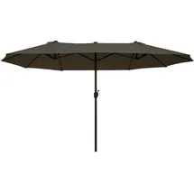 Outsunny Marktschirm 460 x 270 cm grau