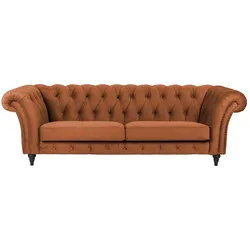 SOHO Einzelsofa  Churchill ¦ braun ¦ Maße (cm): B: 252 H: 79 T: 100