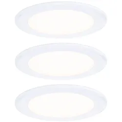 Paulmann LED Möbeleinbauleuchten 3er Set, rund 65 mm, Ausleuchtung des Schrankinneren