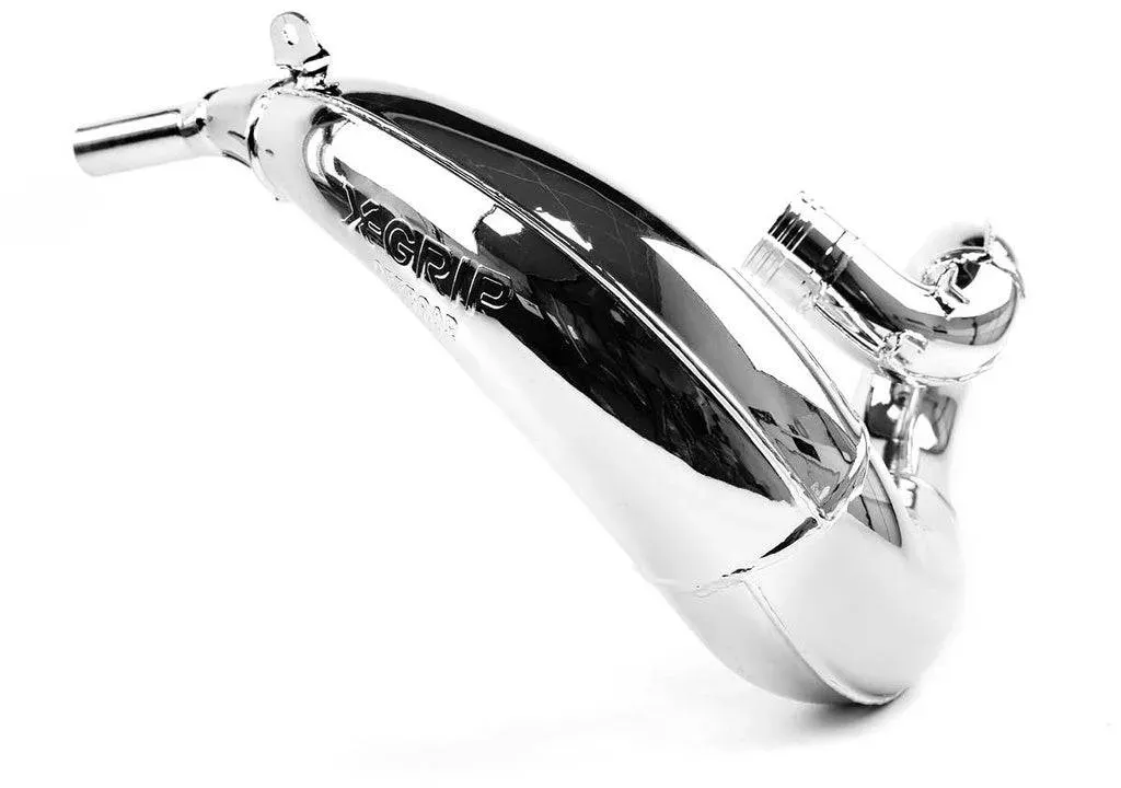 X-GRIP Auspuff Factory Glänzend - Silber