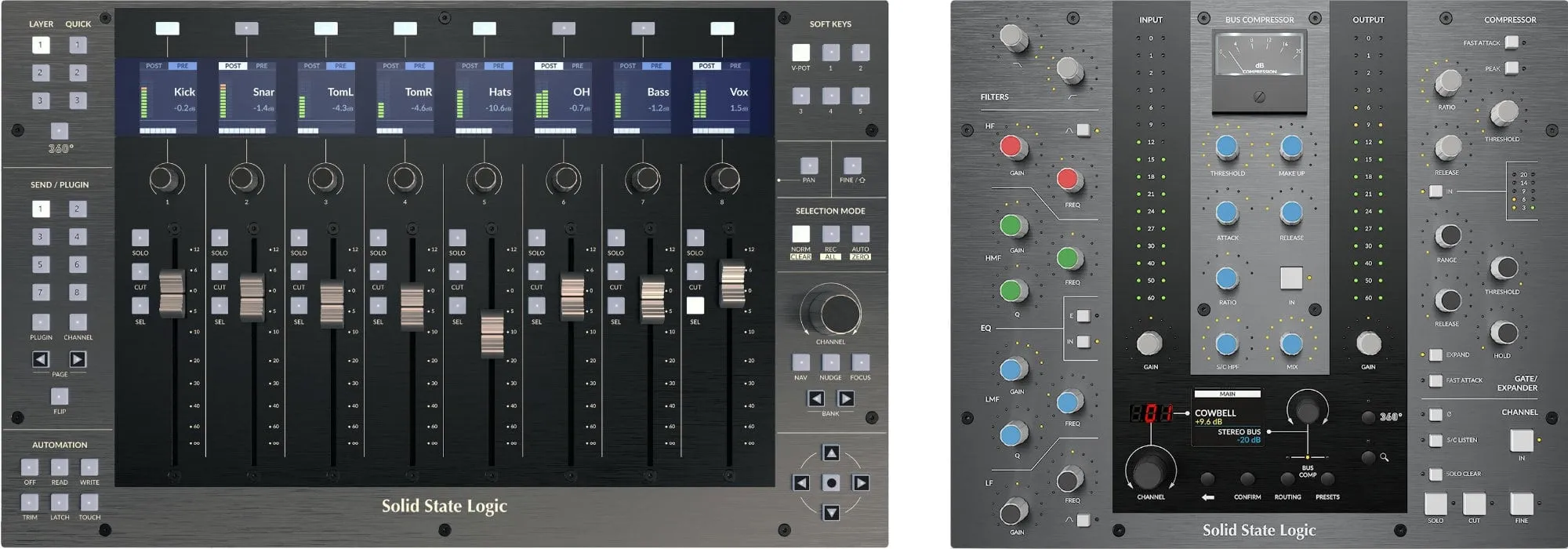 SSL UF8 UC1 Controller Set