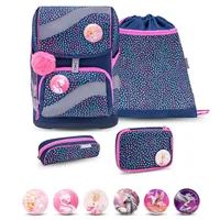 Belmil Smarty Schulranzen-Set 5tlg Amazing Polka Dot 2