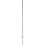 ELECTRA Kunststoffpfahl 105 cm mit Doppeltritt - weiß - 40 Stück Weidezaunpfähle