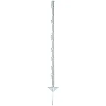 ELECTRA Kunststoffpfahl 105 cm mit Doppeltritt - weiß - 40 Stück Weidezaunpfähle