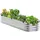 Vevor Hochbeet 119,5 x 58,5 x 27 cm Silber