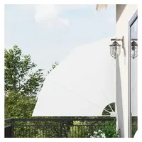 vidaXL Balkon-Sichtschutz 140 x 140 cm Weiß Polyester 