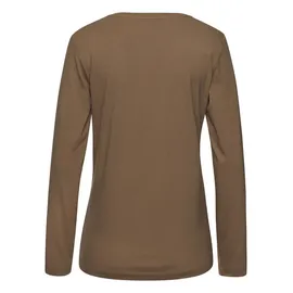 LASCANA Pyjamaoberteil Braun 40/42