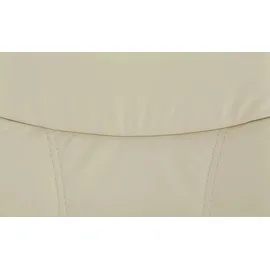 Stressless Relaxsessel Leder 85 x 100 x 77 cm creme mit Hocker