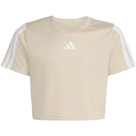 adidas Train Essentials 3-STIPES T-shirt Set Crystal linen-white (AE5Z) 128