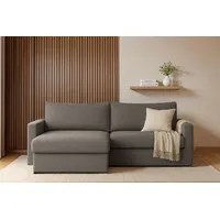 Fun Möbel Ecksofa Sofa mit Schlaffunktion BENDIK Stoff Faro