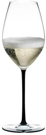 Riedel Fatto A Mano Schaumweinglas Chamapagner Schwarz