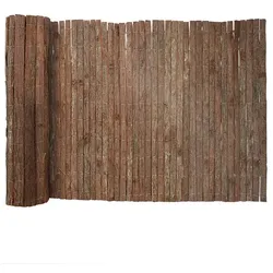KARAT Baumrindenmatte - Sichtschutz aus Baumrinde für Balkon und Garten - Sichtschutzmatte - Rindenzaun - Gartenzaun (200 x 300 cm)